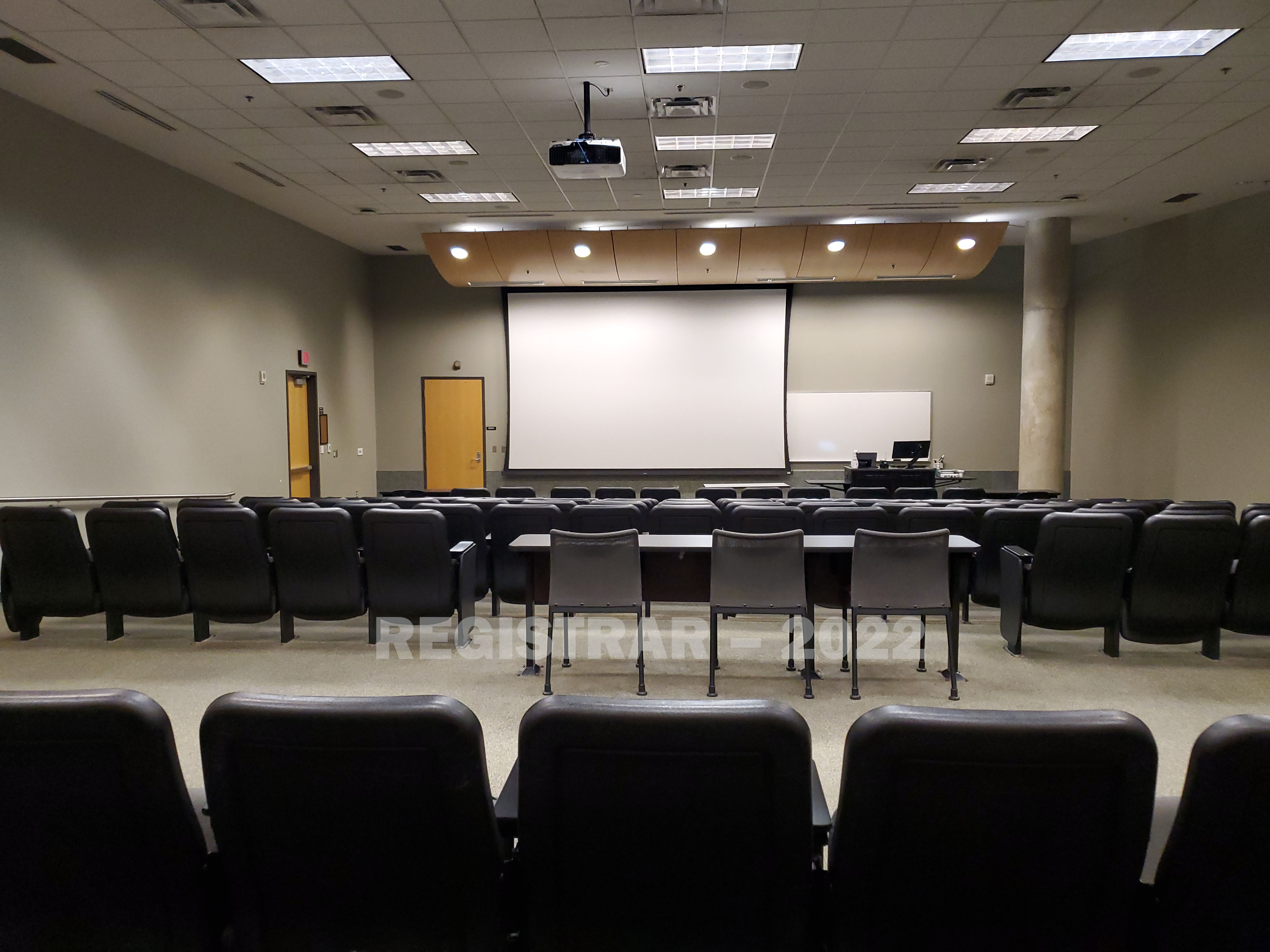 Scott Lab room East 1 Scott Lab room East 1 ultra wide angle view from the front of the room